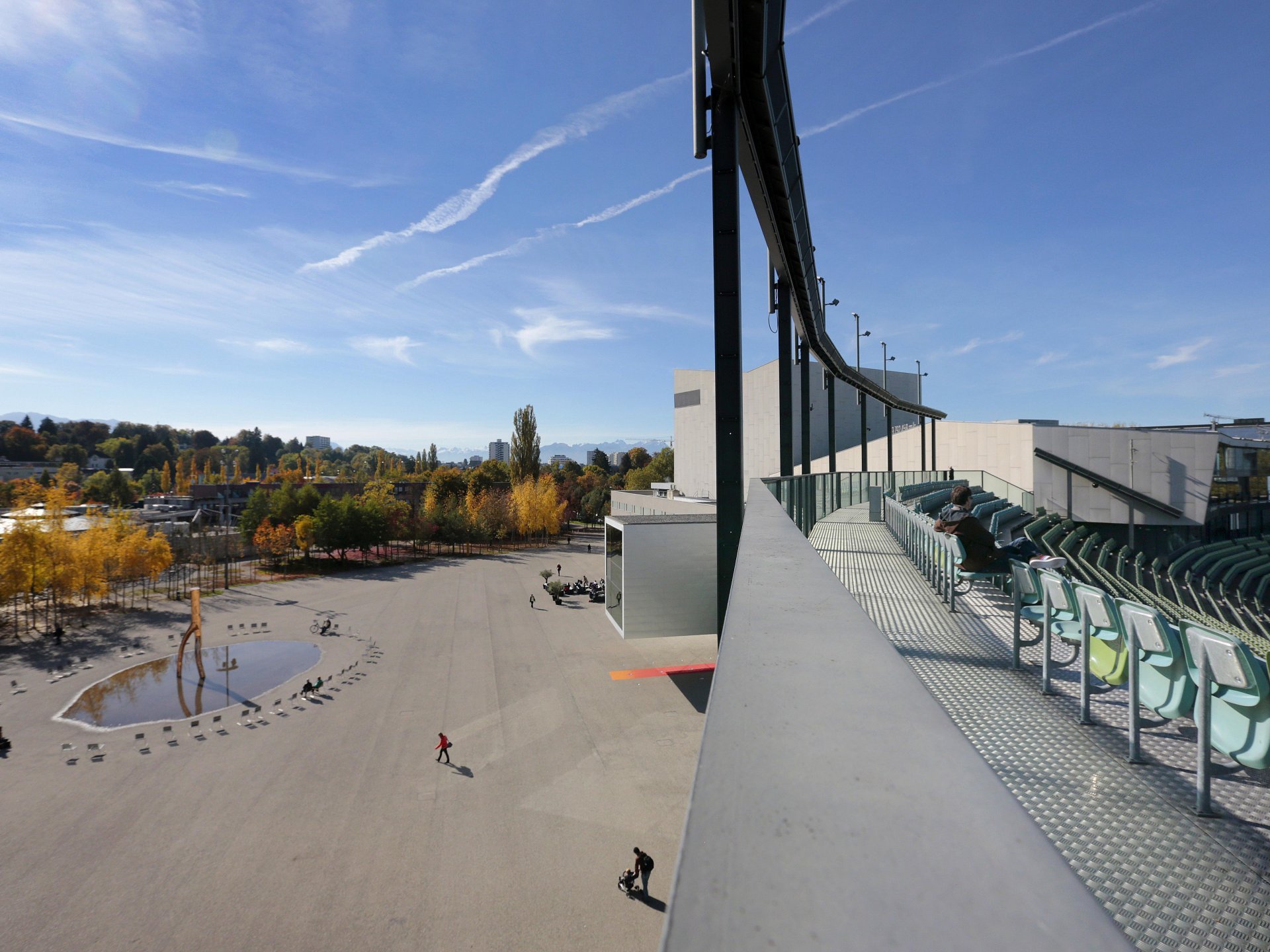 Bregenzer Festspielhaus - Aussicht im Herbst